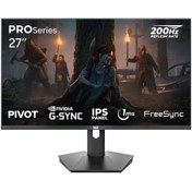 Resim DRAGOS PROSeries P270FHD200 1ms FHD 200Hz 27 İnç FreeSync G-Sync IPS Pivot Oyuncu Monitörü 