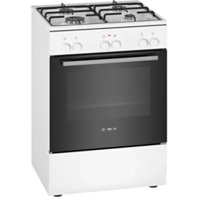 Resim Bosch HXA663D21T Tam Boy Gazlı Ocaklı Fırın 66 lt A Enerji Sınıfı 3 Programlı Beyaz Renk 