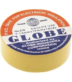 Resim Globe Sarı Elektrik Bandı - Izole Bant 
