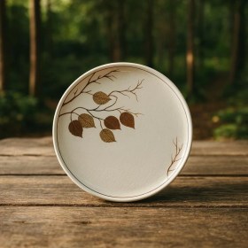 Resim Özgün Kitchen Home Seramık 3 Kısılık Sonbahar 7 Parca Seramık Yılbası Hedıyelık Kahvaltı Takımı 