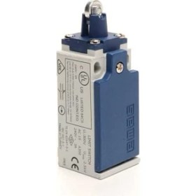 Resim Emas L5K23MUM331 L5 Plastik Gövde 11 mm Metal Makaralı Pim Yavaş Hareketli 1no+1nc Sınır Şalter 