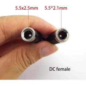 Resim Fano 5.5mmX2.1mm/2.5mm DC güç dişi fiş Jack projeler için uygundur (2 Adet) 