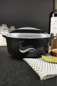 Resim Digithome Paslanmaz Çelik Hazneli Yemek Termosu 500 ml Siyah - Ckr3148 C320.025 