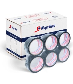 Resim Nuga 45 mm x 40 mt Siyah Koli Bandı 96 Adet 