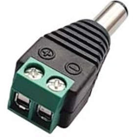 Resim Dc Jak 2,1mm Uzun Klemensli Fiş Erkek 