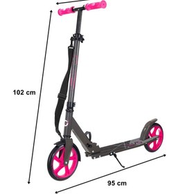 Resim Nessiworld Evo Flexi Max 2 Tekerlekli Scooter Pembe 