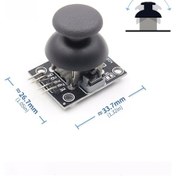 Resim Alkatronik-Arduino Joystick Xy Ps2 Oyun Kumanda Kontrol Kolu Rocker Ky-023 