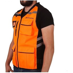Resim Venom Vn-911 Reflektif Yelek (Turuncu) 