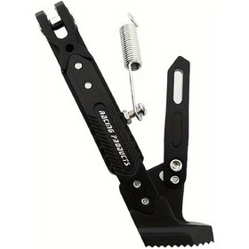 Resim Dream011 Siyah Ayarlanabilir Motosiklet Yan Sehpası - Cnc Ayaklık, Güçlü M3 Stabilizatör, Kaymaz Taban 