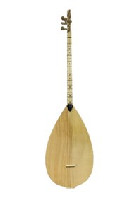 Resim Kısa Sap Bağlama Amerikan Cevizi Mihraplı Nokta Klavyeli Profesyonel 