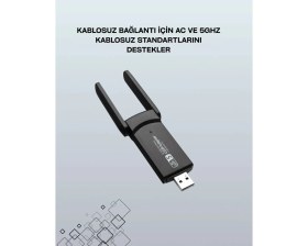 Resim TKÇ Realtek Chipsetli 5g Destekli Yüksek Hızlı Ağ Adaptörü 