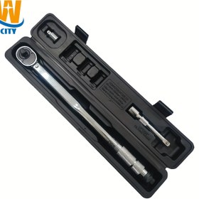 Resim GCITY 3 Parça Yüksek Hassasiyetli Tork Anahtarı Seti, 1/2" Sürücü Uzatma Çubuğu & Adaptör ile - Araba Bakımı için İdeal 