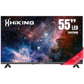 Resim Hiking 55HS24000 55" 140 Ekran Uydu Alıcılı 4K Ultra HD Smart WhaleOS TV 