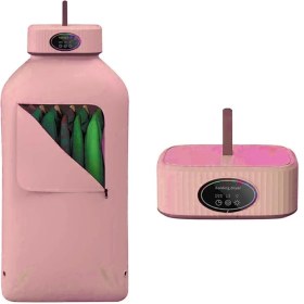 Resim Karokstore Robo Katlanır Çamaşır Kurutma Makinesi Pembe 