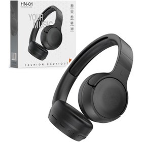 Resim LEERFEI Hn-01 Kulaküstü Bluetooth Kulaklık 5.2 Type-c Girişli Genç Bluetooth Kulaklık 