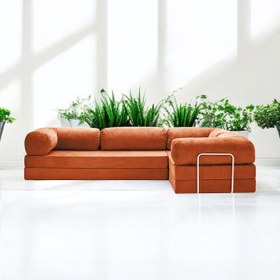 Resim MiniWood Legom Modüler Koltuk Takımı L Koltuk Takımı Sünger Yataklı Kanepe 