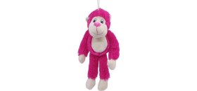 Resim MCM Group Peluş Maymun 40 cm - Yumuşak Peluş - G5501 - Pembe (Lisinya) 