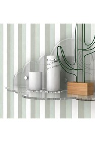 Resim Viyens 3'lü Çocuk Odası Bulut Pleksi Duvar Rafı 35x15cm - 30x12cm - 24x10cm 