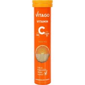Resim VİTAGO 20'li Vitamin C, Vitamin D, Çinko İçeren Efervesan Tablet Takviye Edici Gıda 