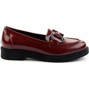 Resim Bordo Kadın Loafer Ayakkabı K01257067508 Çok Renkli 
