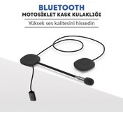 Resim Zoli Açılır Ve Yarım Kask Için Özel Tasarım Kask Intercom Motosiklet Bluetooth Kulaklık Interkom 