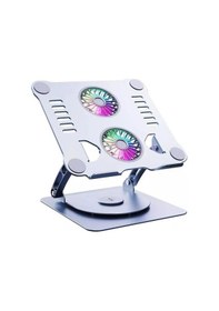 Resim Daytona ST-801D İki Fanlı Notebook Standı Alüminyum 