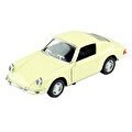 Resim Die Cast 1:32 Retro Spor Araba Krem 