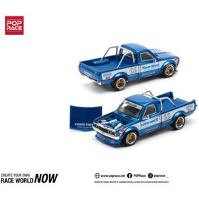 Resim HOT WHEELS Pop Race 1/64 Pandem Datsun 620 Blue 