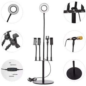 Resim E2m Ytb-05 5in1 Metal Işıklı Stand Siyah 