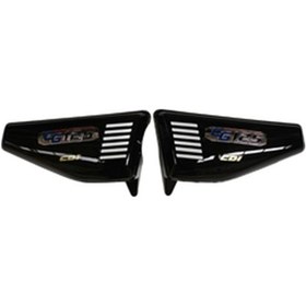 Resim Cg Sağ Sol Akü Kapağı Takım Siyah 