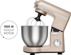Resim Karaca Mastermaid Chef Stand Mikser Iconic Beige 1500W 5 Lt 