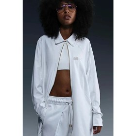 Resim Nike Naomi Osaka Oversized Dress Gold Fermuar Bol Kesim Kadın Elbise Beyaz 