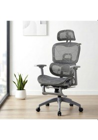 Resim Karr Office Odessa Fonksiyonel Çalışma Koltuğu Gri 