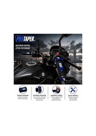 Resim Honda Cb 650 R Protaper Yumuşak Silikon Elcik Mavi Mr001 Kntk026 