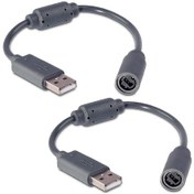 Resim Microsoft Xbox 360 Guitar Hero Uyumlu 2 Paket Kablolu Kumanda Usb Koparmalı Kablo Kordonu D394 Newway 
