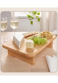 Resim Bambu Ayaklı Sunumluk, Servis, Kesim Tahtası 35 22cm 