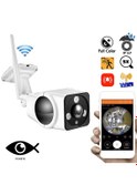 Resim 3mp Full Hd Wifi Iç & Dış Mekan Balık Gözü Güvenlik Kamerası 