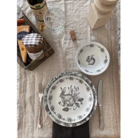 Resim Dekofabrik Forest 20 cm Tabak - Gray 