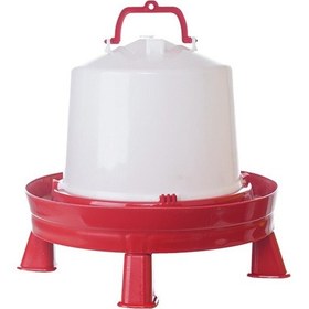 Resim TavPet Plastik Güvercin Suluğu Ayaklı 8 Lt Asılabilir Alttan Dolum Tapalı 