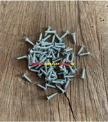 Resim Nikel Vida Mini Menteşe Vidası Tavla Klips Vidası 7.5Mm Vida 1Pk 