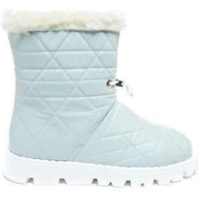 Resim Bestello Kürklü Termoplastik Düz Bot 101-232518-15 Kadın Bot Gri 