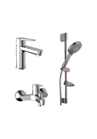 Resim Roca Esteria Pack Eco Banyo Seti Krom 3'Lü A5Da57Ec0K 