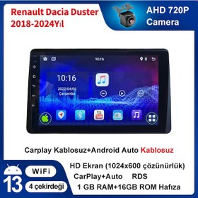 Resim Renault Dacia Duster 2018-2024yıl Android 1gb Ram 16gb Multimedya 