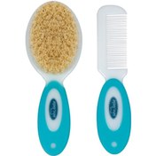 Resim Sevi Bebe Art-401 Naturel Fırça Tarak Seti Mavi 