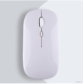 Resim Xiaomi Tablet Şarj Edilebilir Sessiz Mouse Bluetooth + 2.4hz Wifi Kablosuz Mouse Fare 001 