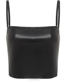 Resim Tais Leather Top - 34 