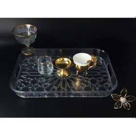 Resim Harmony As143 Saray Dikdörtgen Kristal Tepsi 