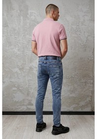 Resim BLACK STEEL Yıkamalı Erkek Denim Pantolon-kod:815 Mavi 