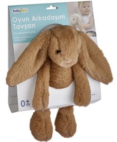 Resim Babyjem Uyku Arkadaşım Oturabilen Tavşan 30 Cm - Kahverengi - Açık-Kahverengi / Standart 