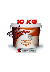 Resim Dyo Beşyıldız Silikonlu İç Dış Cephe Astarı Beyaz 10 Kg 